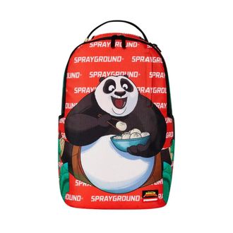 Sprayground Backpacks, male, Multicolor, Size: ONE SIZE Kung Fu Panda Po Split Dlxr Backpack