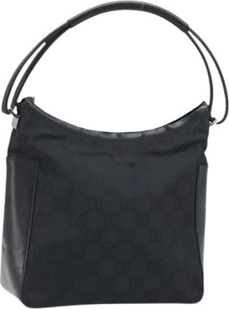 Gucci Pre-owned Vintage Schoudertas - Dames - Vintage Schoudertas - Zwart - ONE Size - Leer - Vintage