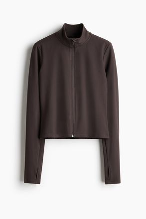 H&M Sportshirt mit SoftMove - Brown