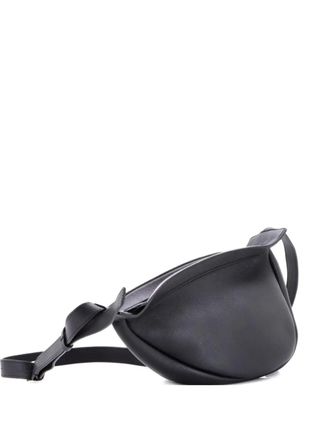 The Row Slouchy Banana Bag Leather Small crossbody bag - women - Calf Leather - One Size - Black
