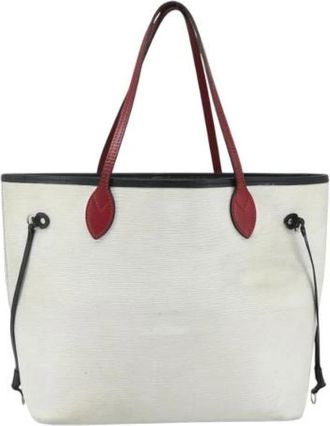 Louis Vuitton Pre-owned Tote Bag - Dames - Vintage Shopper - Beige - ONE Size - Leer - Vintage