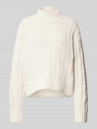 Vero Moda Pullover mit Stehkragen Modell ISA in Ecru, Größe L