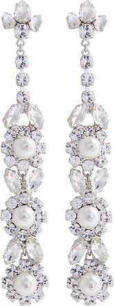 Simone Rocha Simone Rocha Pearl and Crystal-embellished Drop Earrings - One Size