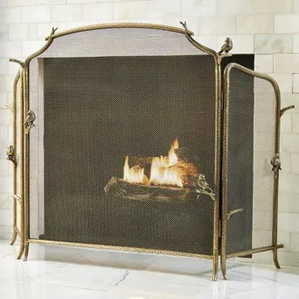 Frontgate Aviary Fireplace Screen - Frontgate