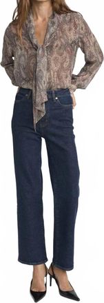 Frame Denim Wide Leg High Rise Jeans In Taboo