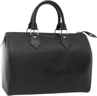 Louis Vuitton Pre-owned Handbags, female, Black, Size: ONE SIZE Pre-owned Speedy 25 Hand Bag