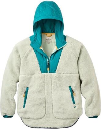 Passenger Beaumont Recycled Sherpa Hooded Fleece 2.0 Fleecepullover f&uuml;r Damen | beige