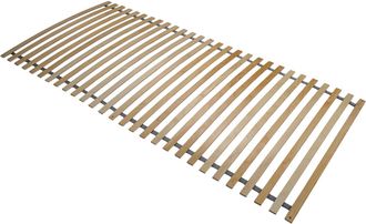 Beco home24 BeCo Rollrost Basic 28 90x200 cm Schichtholz Buche