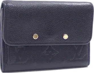 Louis Vuitton Monogram Empreinte Monogram Empreinte Wallet (Tri-Fold) (Pre-Owned)