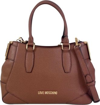 Love Moschino Grs Borsa Mano c/Tracolla - Dames - Handtassen - Bruin - ONE Size - Polyester - Tassen