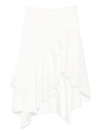 Tout à Coup Ruffled skirt - women - Polyester - S - White