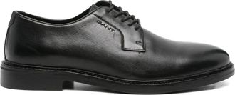 GANT lace-up leather derby shoes - men - Rubber/Calf Leather/Calf Leather - 44 - Black