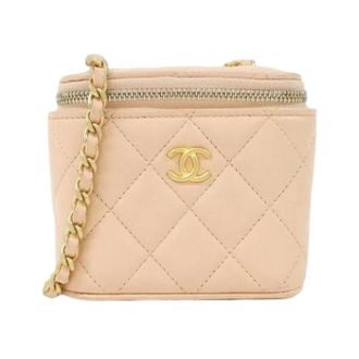Chanel Pre-owned Vintage Mini Shoulder Bag - Dames - Pre-owned - Beige - Maat: ONE Size Leer