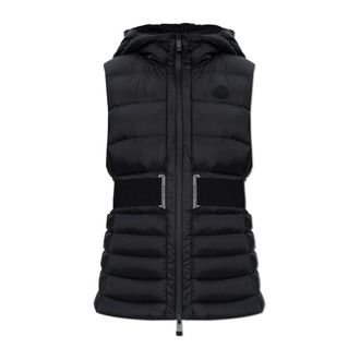 Moncler Vests, female, Black, Size: XL Melia Down Vest
