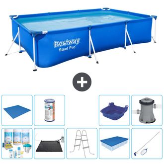 Bestway Piscina Bestway Steel Pro Rectangular - 300x201x66 Cm - 7-piezas S22248