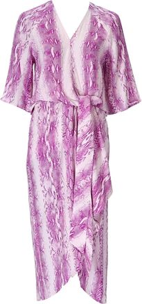 Essentiel Womens Dooler Tied Midi Dress In Purple