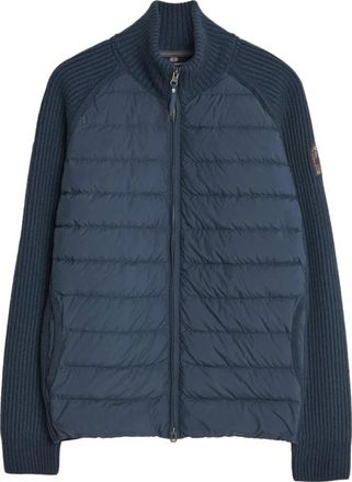 Parajumpers Hybrid Jacket - Heren - Gewatteerde jassen - Blauw - S - Wol - Jassen