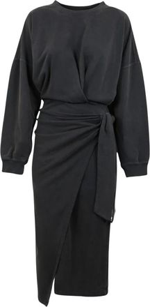 Isabel Marant Kleedjes, Dames, Zwart, M, Katoen, Sandrina Dress