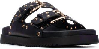 Xti Womens Pu Sandals In Black