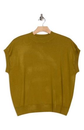T Tahari Crewneck Shell Sweater in Citron at Nordstrom Rack, Size 3X