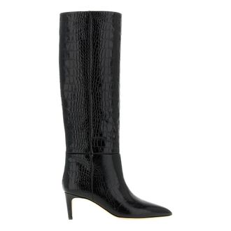 PARIS TEXAS Schoenen, Dames, Zwart, 38 EU, Leer, Stiletto Boot 60