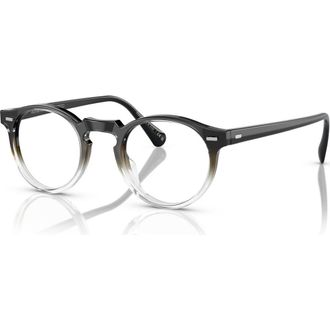 Oliver Peoples 47mm Phantos optical glasses in Green/black at Nordstrom