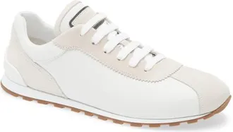 Brunello Cucinelli Low Runner Sneaker in C159 Bianco at Nordstrom, Size 8.5Us