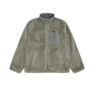 Reebok Dames Double Monkey Fleece Jasje (Sage)