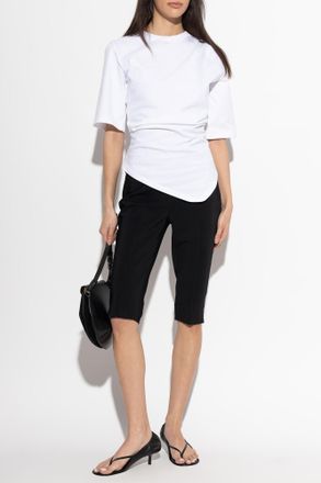 R&oacute;he Shorts With Slits On The Legs, Womens, Black