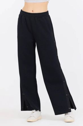 Vintage Havana Brushed Snap Pant In Black