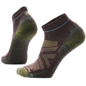 Smartwool Mens Performance Hike Light Cushion Ankle Socks Brown L