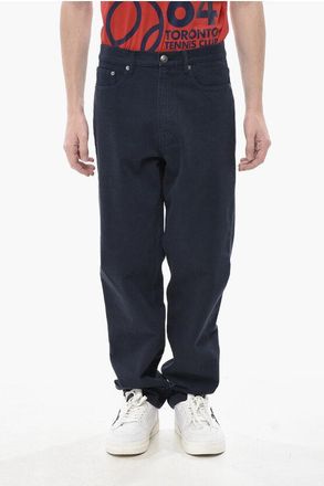 A.P.C. Jeans MARTIN Dark-Wash with Logo Button 18cm size 27