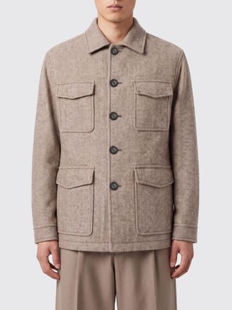 Tagliatore Coat Men color Dove Grey