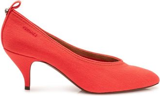 Versace Red Slip-on Pumps