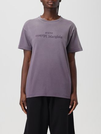 Maison Margiela Geborduurd Logo T-shirt Relaxed Fit