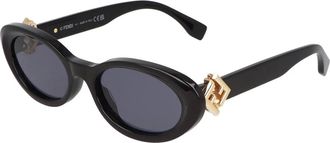 Fendi unisex, Accessoires, Zwart, Maat: 53 MM