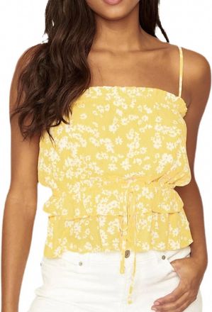 Lost + Wander Daisy Field Cami Top In Yellow