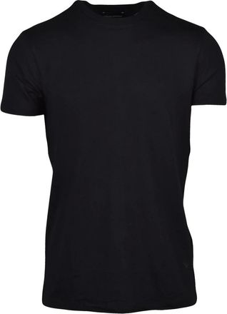 Emporio Armani Tops, Heren, Zwart, 3Xl, Katoen, T-shirt