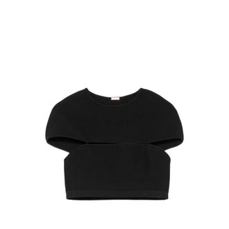 Cult Gaia Brett Cut-out Cropped Top
