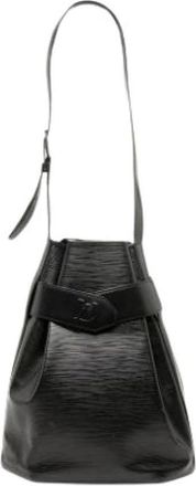 Louis Vuitton Pre-owned Bucket Bags, female, Black, Size: ONE SIZE Pre-owned Sac D Epaule PM