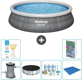 Bestway Piscina Bestway Fast Set Redonda - 457x84 Cm - 7-piezas S251
