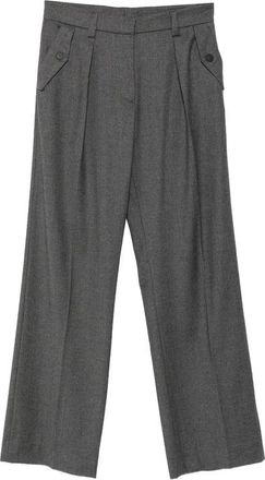 Antonelli Salice Pleated Wide-leg Trousers