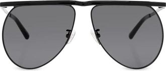 The Attico Mina Zonnebril - Dames - Zonnebrillen - Zwart - ONE Size - Accessoires