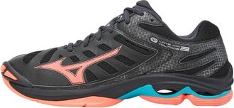 Mizuno Wave Voltage 2 - Heren - Fitnessschoenen - Zwart - 41 EU - Leer - Fitness