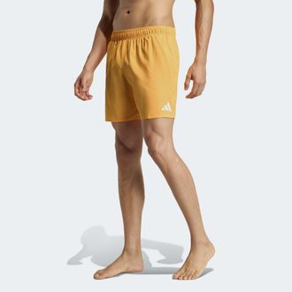 adidas Badeshorts ADIDAS PERFORMANCE SWIM 5-INCH, Herren, Gr. XXL, N-Gr, lucid tangerine, wei&szlig;, Obermaterial: 100% Polyester, Badehosen Badeshorts