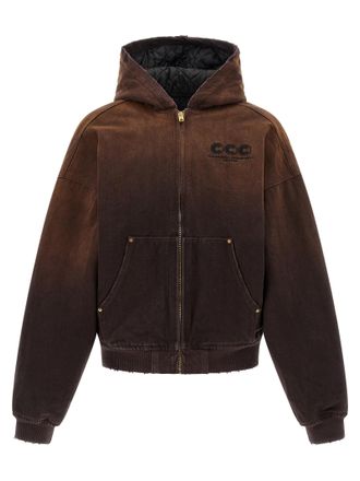 Willy Chavarria Brown Cotton Shell Mens Jacket
