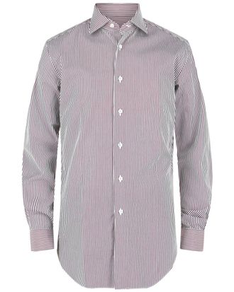 Brioni Striped Button-Up Shirt