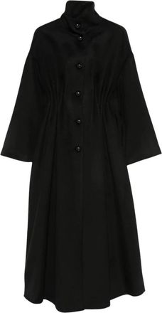 Emporio Armani Single-Breasted Coat - Dames - Mantel - Zwart - M - Jassen