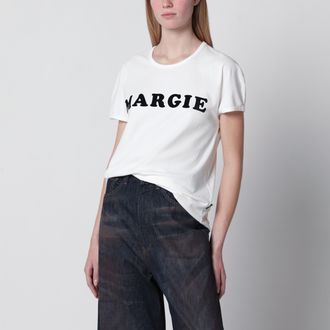 Maison Margiela Vintage jersey cotton T-shirt in white