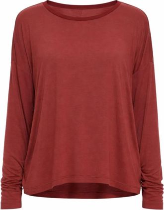 Transit Par-Such T-shirt met lange mouwen - Dames - Longsleeves - Rood - XL - Tops